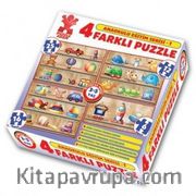 Anaokulu Eğitim Serisi 1- 4 FarklıPuzzle