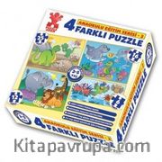 Anaokulu Eğitim Serisi 2- 4 FarklıPuzzle