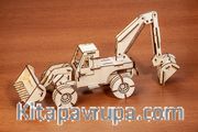 w-3D Puzzle - Excavator - Ekskavatör - 120 parça