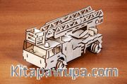 w-3D Puzzle - Fire Truck - İtfaiye Kamyonu - 88 parça