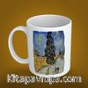 Kupa - Ressamlar - Van Gogh - Country Road In Provence By Nıght 1890