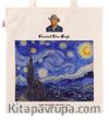 Askılı Bez Çanta - Ressamlar - Van Gogh - The Starry Night 1889	