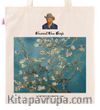 Askılı Bez Çanta - Ressamlar - Van Gogh - Almond Blossom 1890