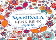 Mandala Renk Renk Çiçekler