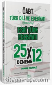 ÖABT Eski Türk Edebiyatı 25x12 Deneme Çözümlü 