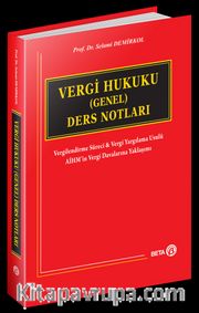 Vergi Hukuku (Genel) Ders Notları
