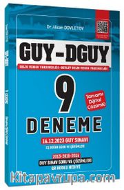 GUY DGUY Gelir Uzman Yardımcılığı 9 Deneme, Eş Değer DUY-GUY Çıkmış Sorular Çözümlü