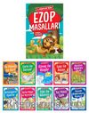 Ezop Masalları Seti 1 ve 2 Sınıflar için Düz Yazılı (10 Kitap Takım Küçük Boy)