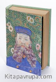 Kitap Şeklinde Ahşap Hediye Kutu - Ressamlar - Van Gogh - Portraıt Of Joseph Roulin 1889