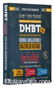 2024 DHBT Tafsilat Konu Anlatımlı Hazırlık Kitabı