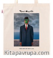 Askılı Bez Çanta - Ressamlar - Rene Magritte - The Son Of Man 1946