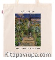 Askılı Bez Çanta - Ressamlar - Claude Monet - Monet's Garden At Vetheuil 1880