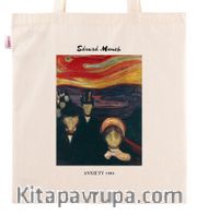 Askılı Bez Çanta - Ressamlar - Edvard Munch - Anxiety 1894