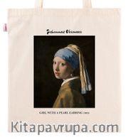 Askılı Bez Çanta - Ressamlar - Johannes Vermeer - Girl With A Pearl Earring 1665