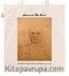 Askılı Bez Çanta - Ressamlar - Leonardo Da Vinci - Etude Visage Luc Viatour 1489-1490