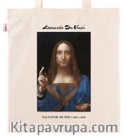 Askılı Bez Çanta - Ressamlar - Leonardo Da Vinci - Salvator Mundi 1490–1500