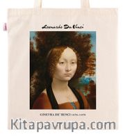 Askılı Bez Çanta - Ressamlar - Leonardo Da Vinci - Ginevra De' Benci 1474–1478