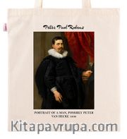 Askılı Bez Çanta - Ressamlar - Peter Paul Rubens - Portrait Of A Man, Possibly Peter Van Hecke 1630