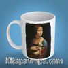 Kupa - Ressamlar - Leonardo Da Vinci - Lady With An Ermine 1489