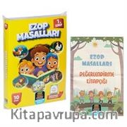 1. Sınıf Okuma Seti Ezop Masalları 10 Kitap + Değerlendirme Kitapçığı İlaveli