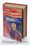 Kitap Şeklinde Ahşap Hediye Kutu - Ressamlar - Edvard Munch - The Scream 1893