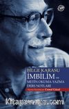 İmbilim ve Metin Okuma-Yazma Ders Notları