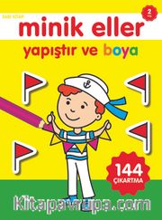 Yapıştır ve Boya / Minik Eller Sarı Kitap (2 Yaş)