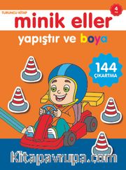 Yapıştır ve Boya / Minik Eller Turuncu Kitap (4 Yaş)