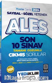 2024 ALES Sayısal - Sözel Yetenek Son 10 Sınav Tamamı Çözümlü  Çıkmış Sorular