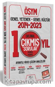 KPSS Genel Yetenek Genel Kültür Orijinal Son 10 Yıl Çıkmış Sorular 2014-2023 Video Çözümlü 