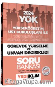 2024 YÖK Görevde Yükselme ve Unvan Değişikliği Soru Bankası 