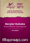 İmtiyaz HMGS Ders Notları Borçlar Hukuku  (Genel Hükümler-Özel Hükümler)