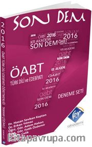 Son Dem ÖABT Türk Dili ve Edebiyatı 7'li Çözümlü Deneme Kitabı