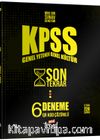 KPSS Son Tekrar QR Çözümlü 6 Deneme