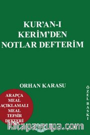Kur'an-ı Kerimden Notlar Defterim