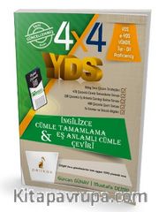 4x4 YDS Seti 1. Kitap Cümle Tamamlama, Çeviri ve Eş Anlamlı Cümle