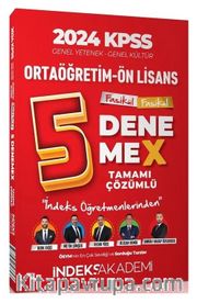 2024 KPSS Lise Ortaöğretim Ön Lisans 5 DenemeX Fasikül Çözümlü
