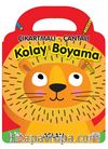 Çıkartmalı Çantalı Kolay Boyama - Aslan