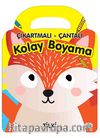 Çıkartmalı Çantalı Kolay  Boyama - Tilki