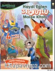 Disney Zootropolis Hayvanlar Şehri 3 Boyutlu Maske Kitabı