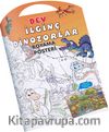 İlginç Dinozorlar Dev Boyama Posteri