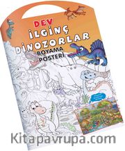İlginç Dinozorlar Dev Boyama Posteri