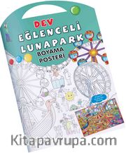 Eğlenceli Lunapark Dev Boyama Posteri