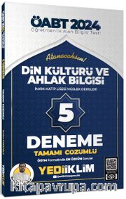 2024 ÖABT Din Kültürü Ve Ahlak Bilgisi İmam-Hatip Lisesi Meslek Dersleri Tamamı Çözümlü 5 Deneme
