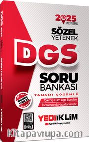 2025 DGS Sözel Yetenek Tamamı Çözümlü Soru Bankası