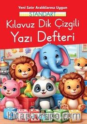 Standart Kılavuz Dik Çizgili Yazı Defteri (19x27 Ebat) Yeni Satır Aralıklarına Uygun