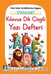 Standart Kılavuz Dik Çizgili Yazı Defteri (16x24 Ebat) Yeni Satır Aralıklarına Uygun
