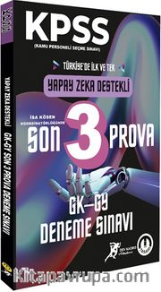 KPSS Genel Kültür Genel Yetenek Yapay Zeka Destekli Son 3 Prova 