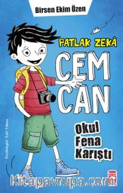 Patlak Zeka Cemcan - Okul Fena Karıştı (Fleksi Cilt)