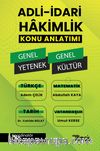 Adli- İdari Hakimlik Genel Yetenek - Genel Kültür Konu Anlatımı